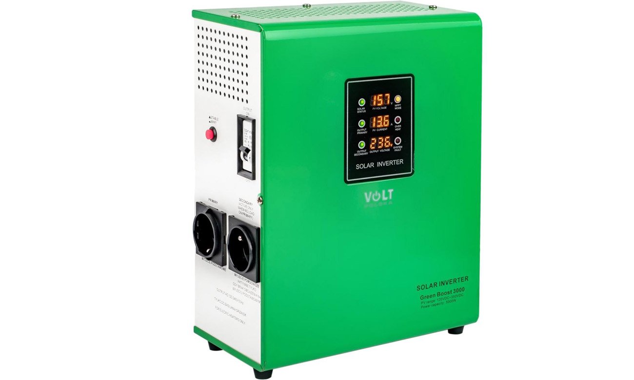 VOLT Green Boost MPPT 3000 wyświetlacz