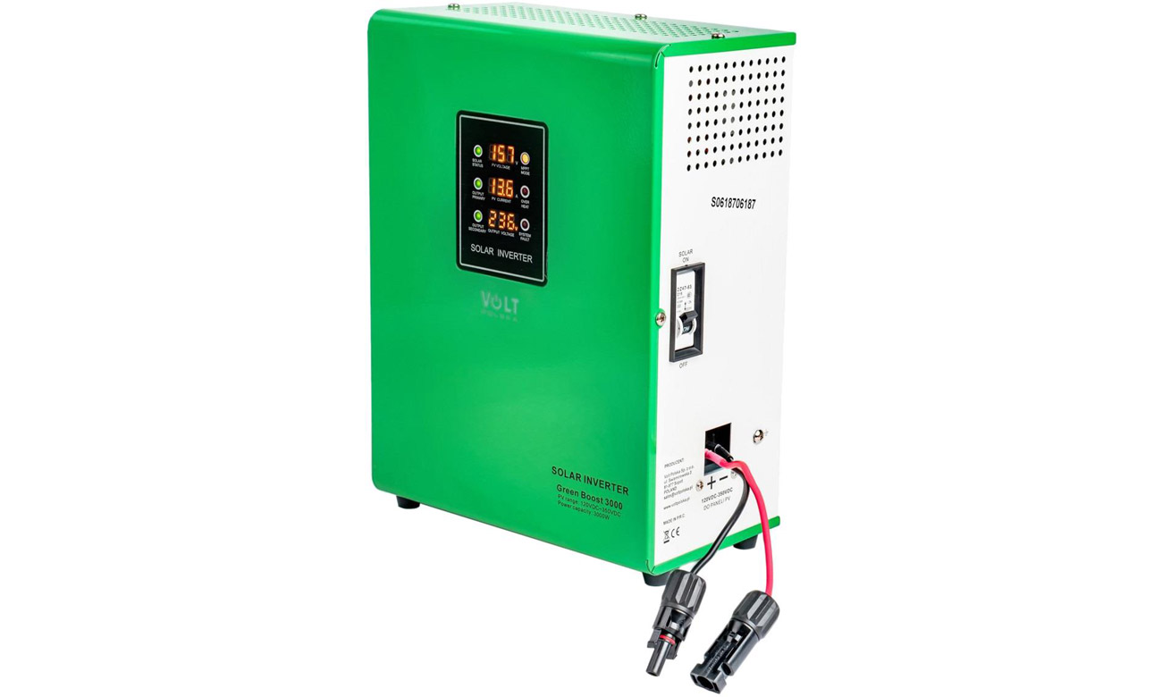 VOLT Green Boost MPPT 3000 widok z tyłu