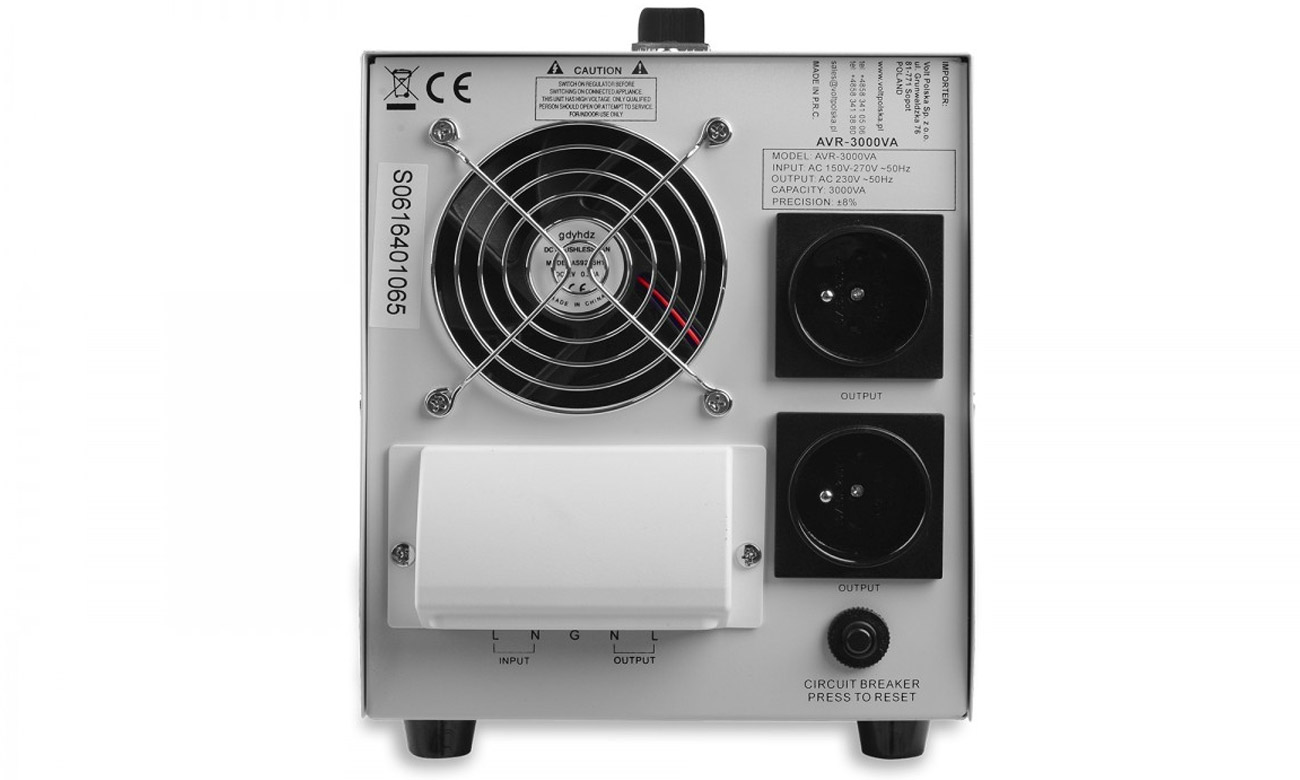 VOLT AVR 3000 (3000VA) STABILIZATOR NAPIĘCIA SIECIOWEGO - Stabilizatory ...