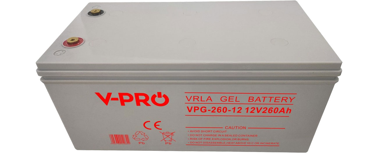 VOLT GEL VPRO SOLAR 12 V 260 Ah