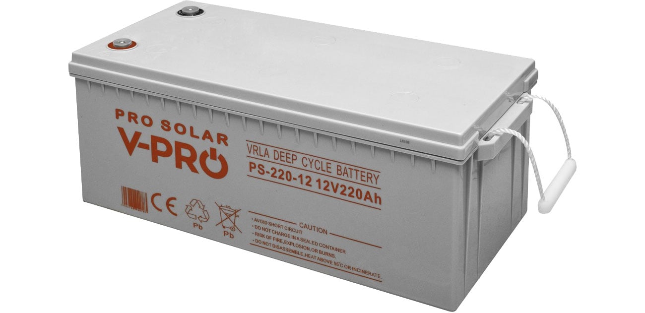 VOLT Akumulator DEEP CYCLE VPRO SOLAR 12 V 220 Ah VRLA