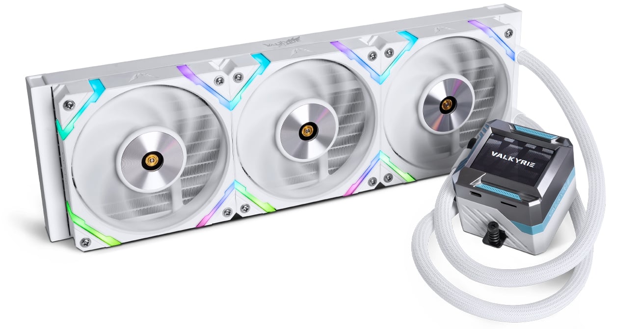 Chłodzenie procesora Valkyrie Syn 360 ARGB White 3x120mm