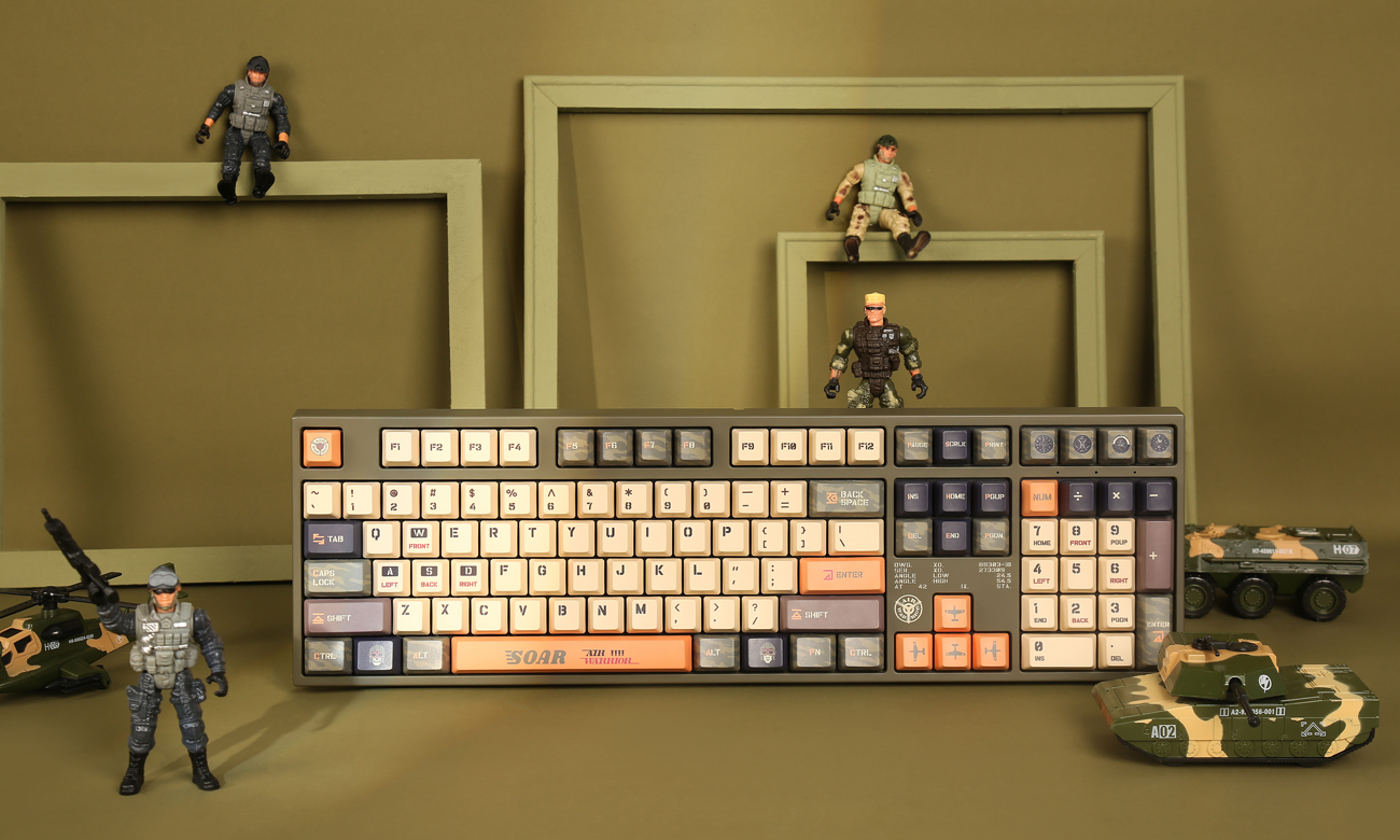 Klawiatura Varmilo VA Series Warrior - Soar wygląd