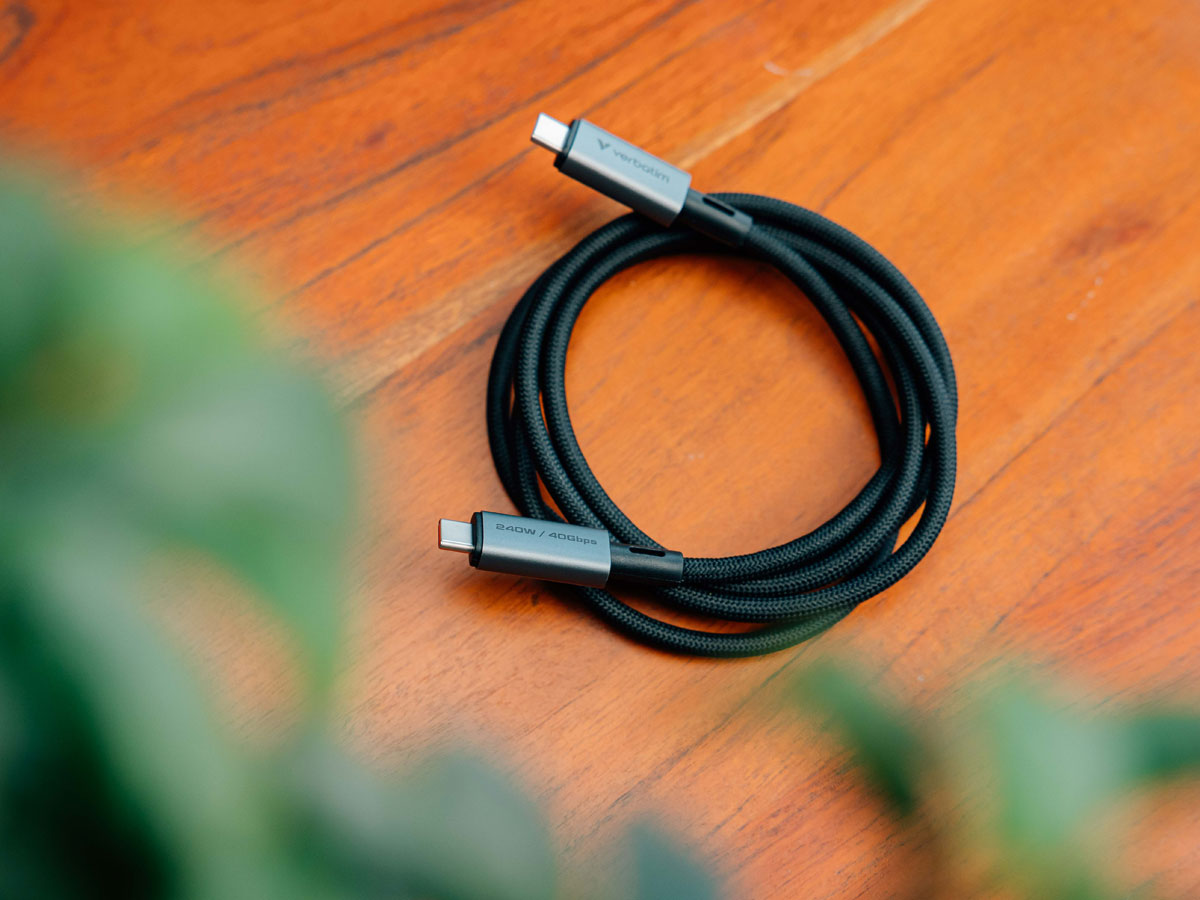 Verbatim Sync & Charge Cable USB-C to USB-C 240W 40 Gbps 120 cm