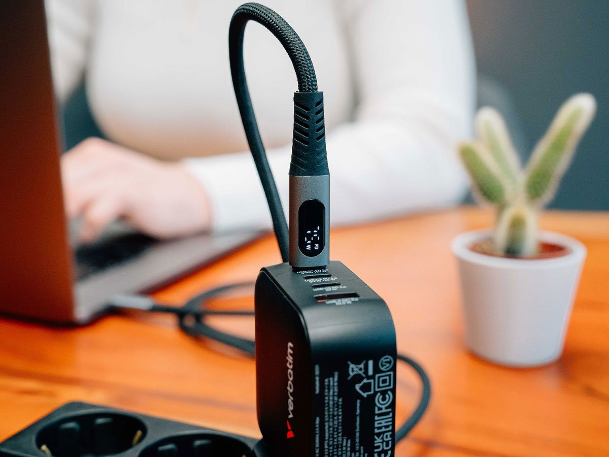 Verbatim Sync & Charge USB C to USB C 100W Display 120 cm moc