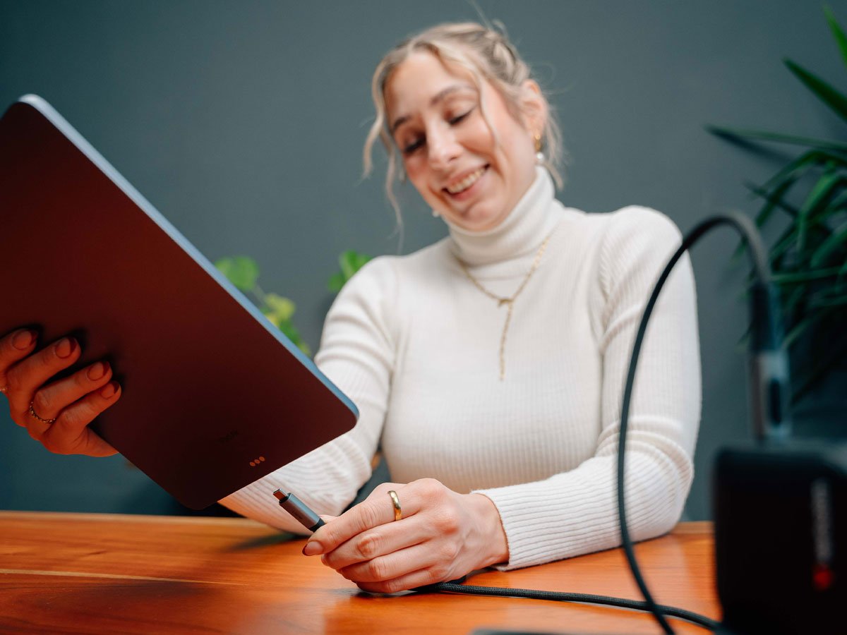 Verbatim Sync & Charge USB C to USB C 100W Display 120 cm podłączanie