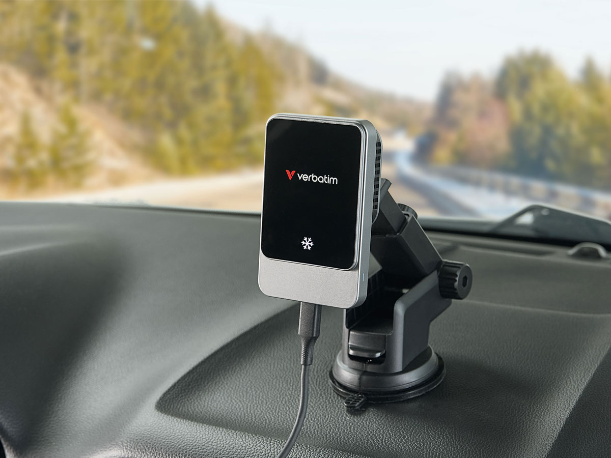 Verbatim Charge ´n´ Drive Qi2 Magnetic Wireless Car Charger RGB