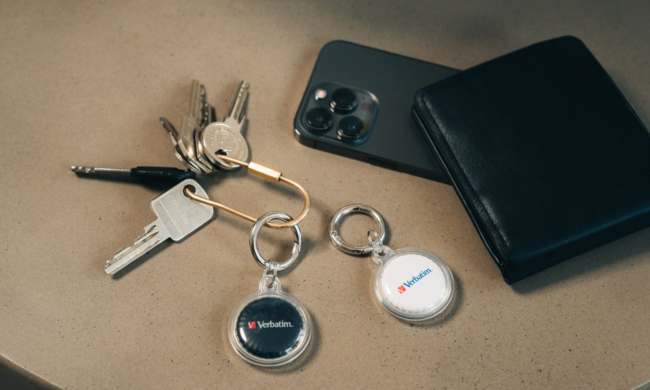 Verbatim My Finder Coin Bluetooth NFC trójpak biały/czarny/różowy