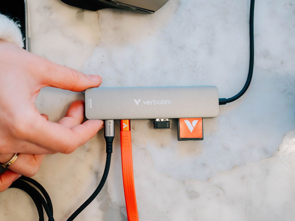 Verbatim USB-C Essentials Multiport Hub 7 Port wygląd