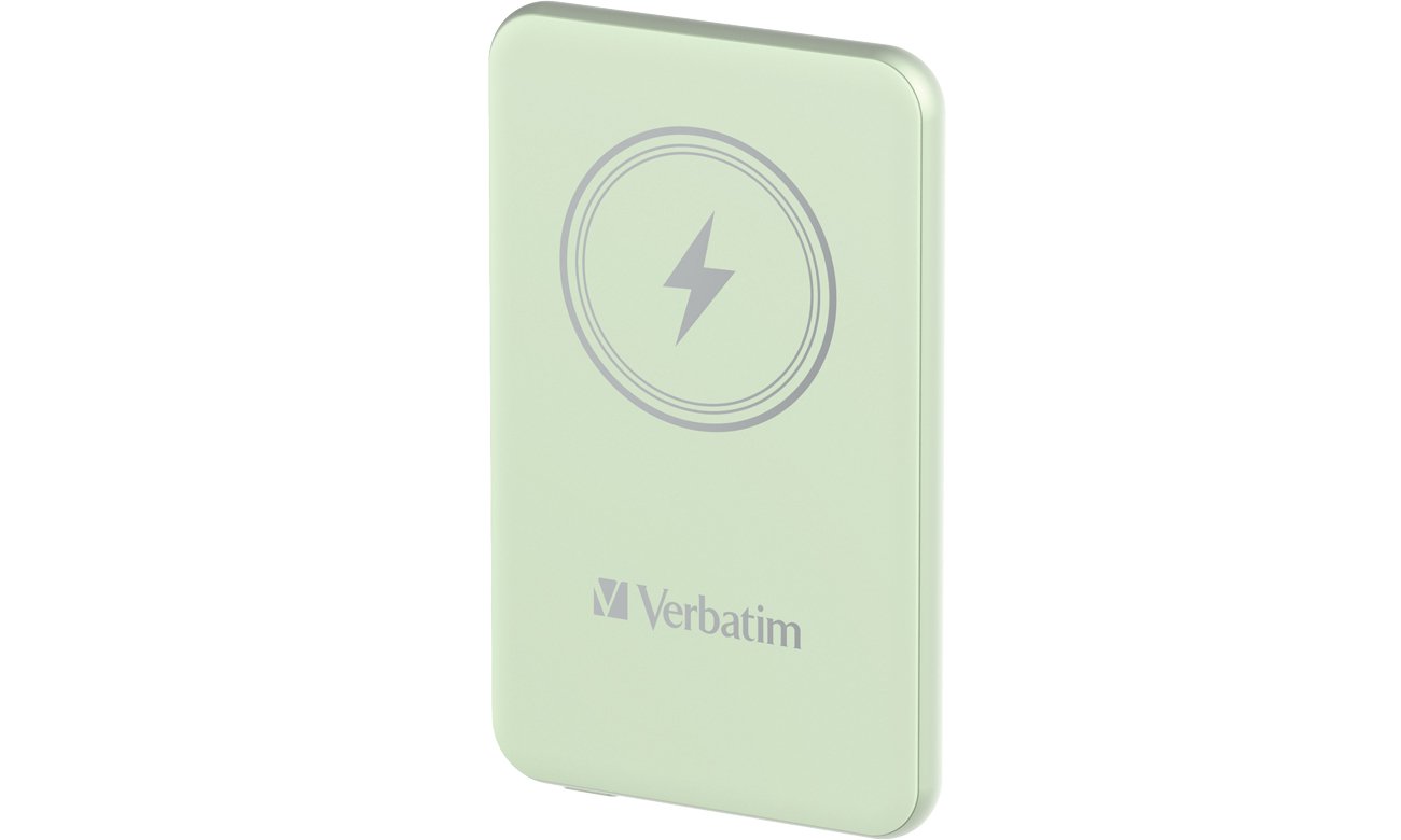 Verbatim Charge 'n' Go Magnetic Wireless Power Bank 5000mAh zielony