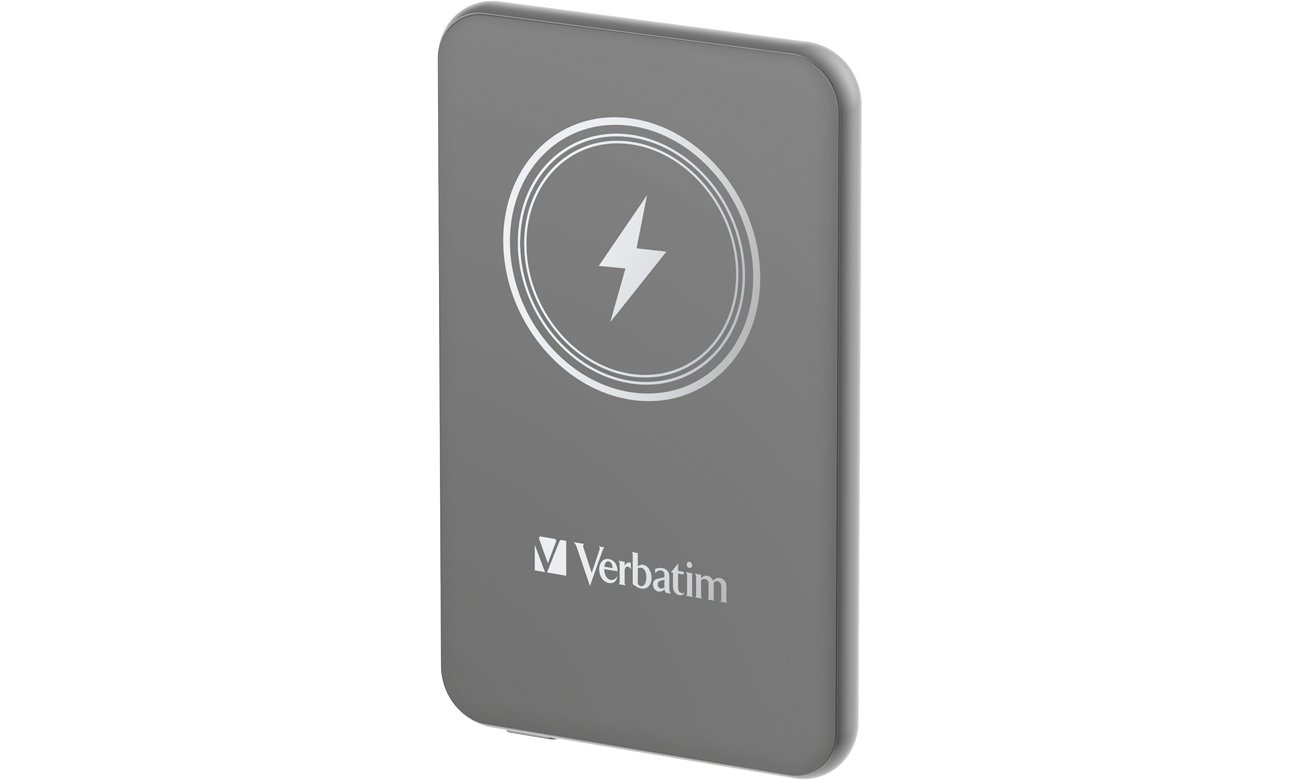 Verbatim Charge 'n' Go Magnetic Wireless Power Bank 5000mAh grau