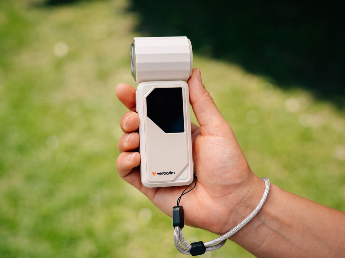 Verbatim Cool’n’Go AirJet Handheld Fan White/Silver