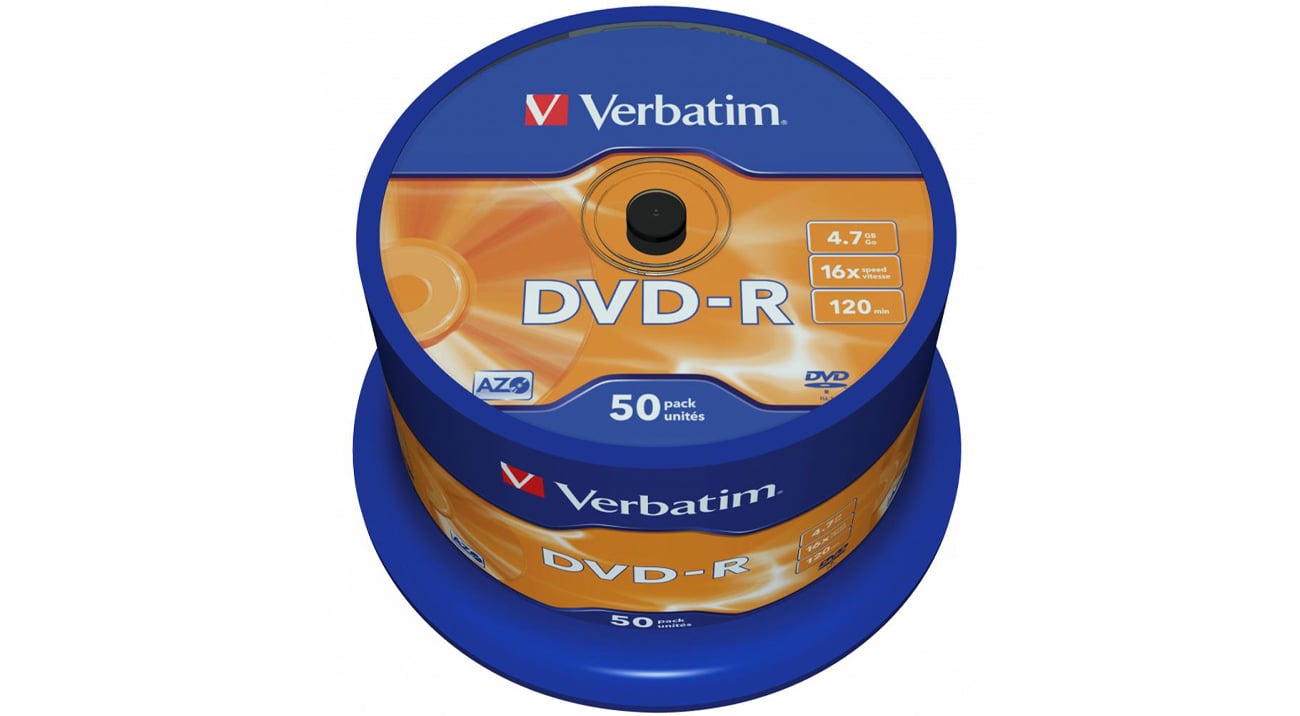 Płyta DVD-R Verbatim wygląd