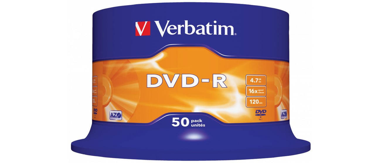 Płyta DVD-R Verbatim 16x CAKE 50szt.