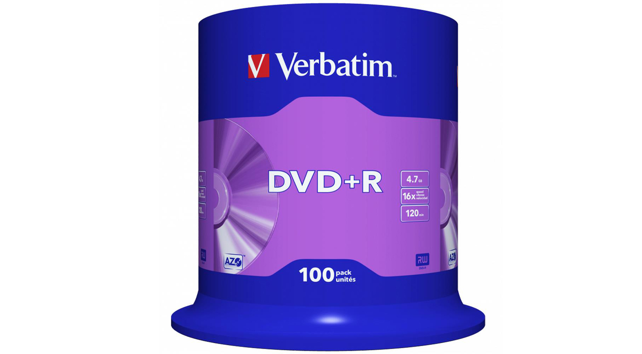 Płyta DVD-R Verbatim wygląd