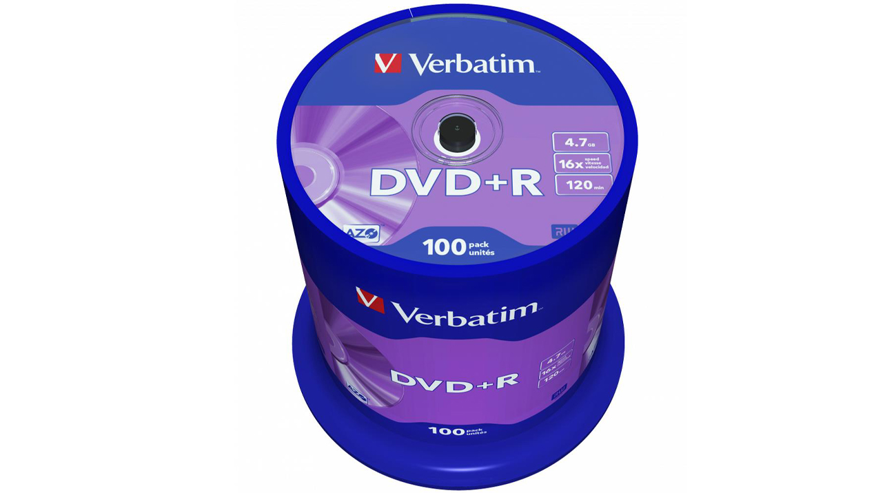 Płyta DVD-R Verbatim 16x CAKE 100szt.