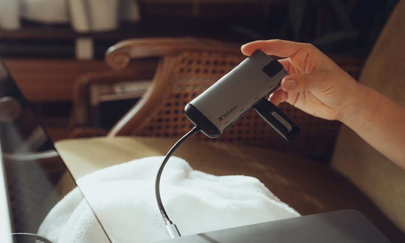 Hub USB Verbatim USB-C wygląd
