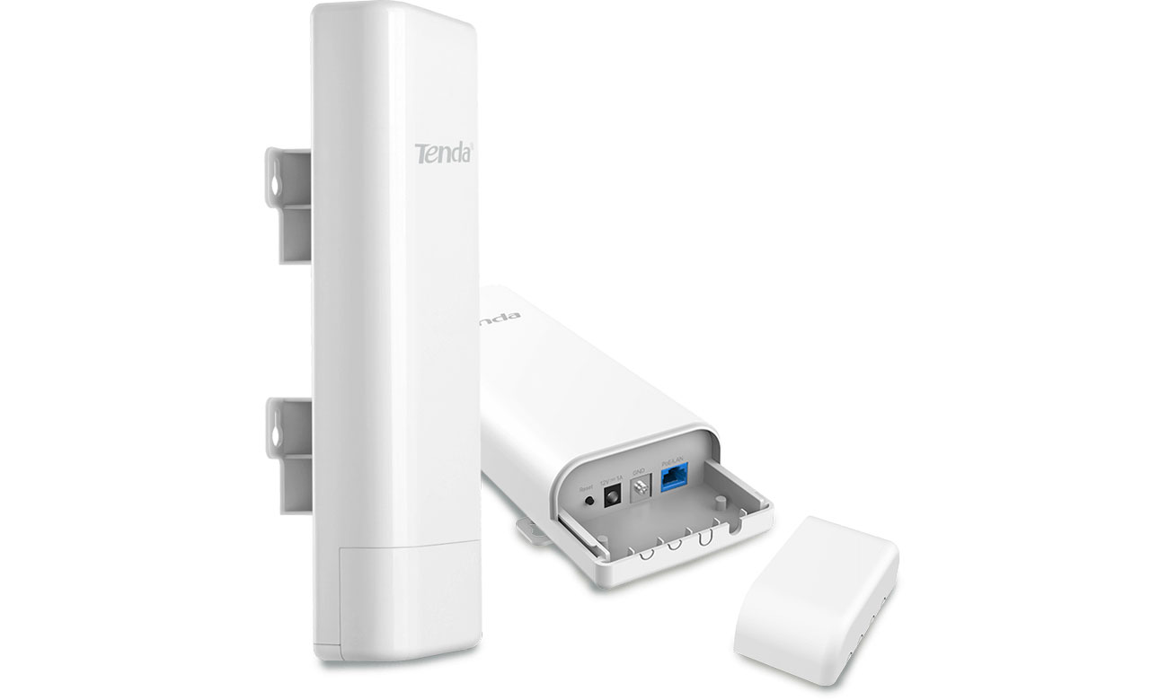 Zewnętrzny most Wi-Fi Tenda O6 - Widok od przodu pod kątem