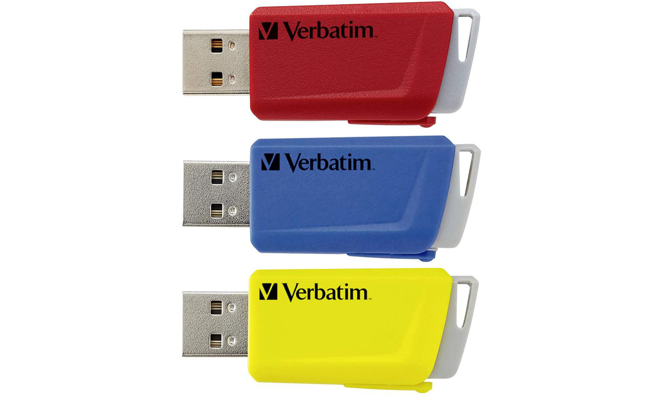 Pendrive Verbatim 16GB Store 'n' Click USB 3.0 (3-pack)