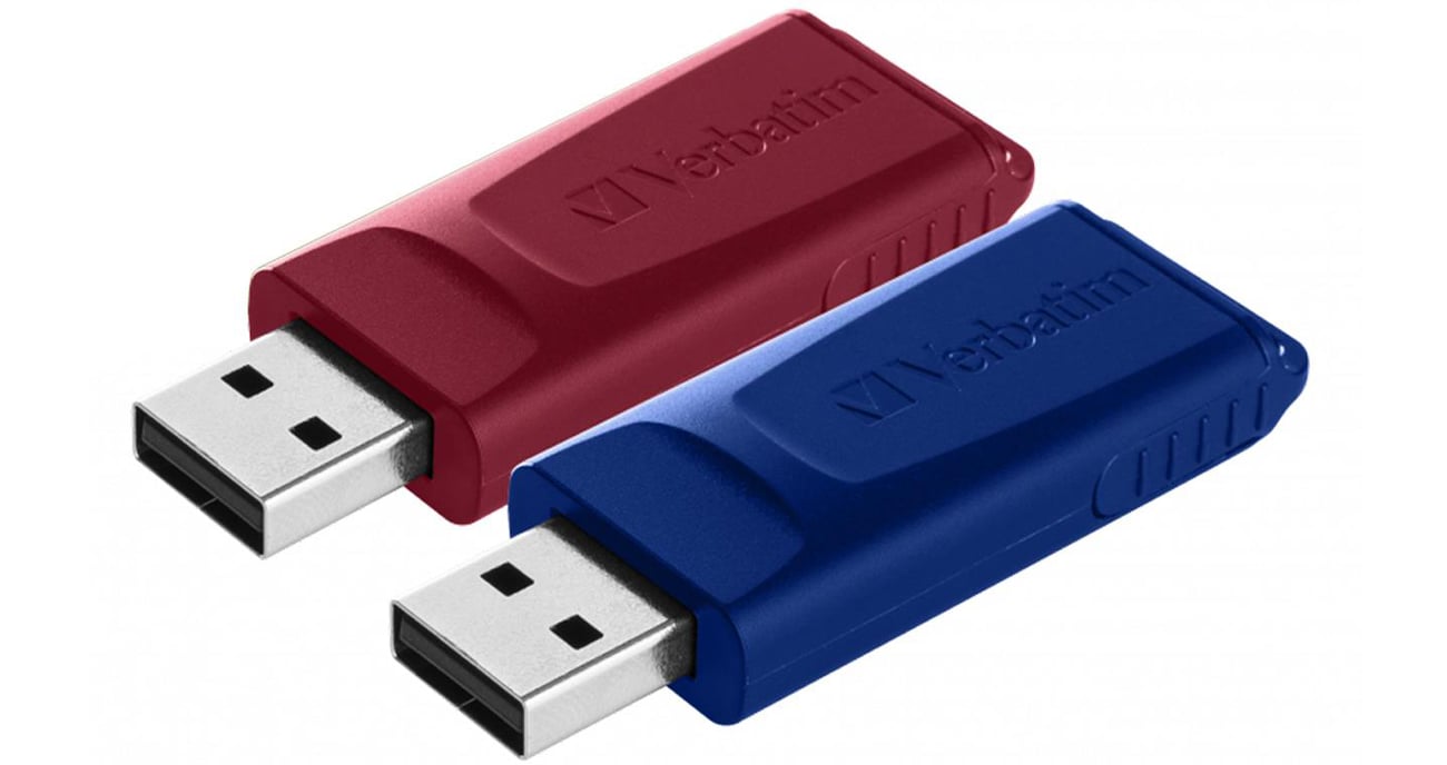 Pendrive Verbatim 32GB Store 'n' Go Slider USB 2.0 (2-pack)