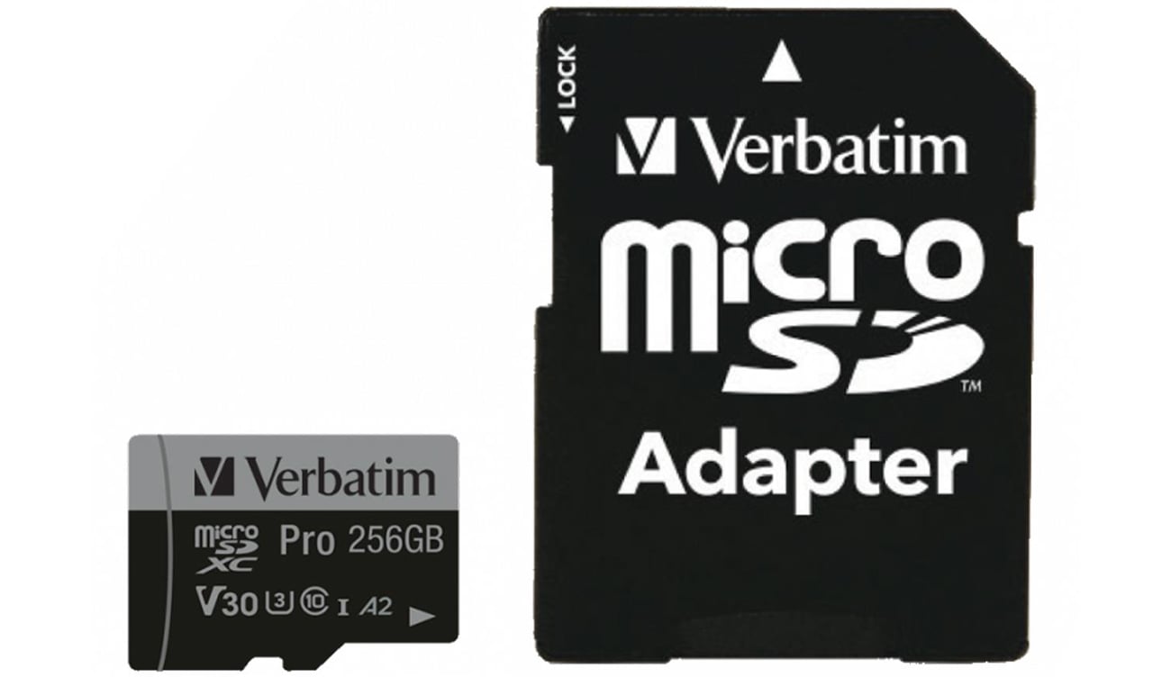 Verbatim 256GB microSDXC Pro 90MB/s Speicherkarte