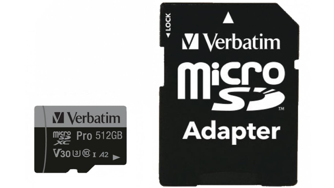 Verbatim 512GB microSDXC Pro 90MB/s Speicherkarte