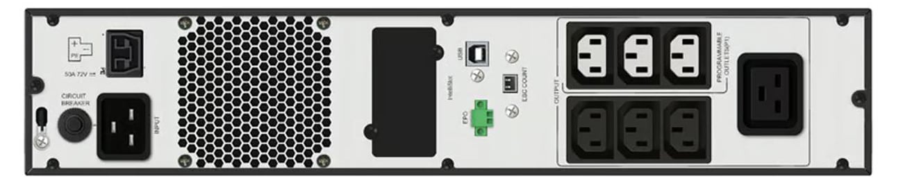 Vertiv EDGE widok z tyłu