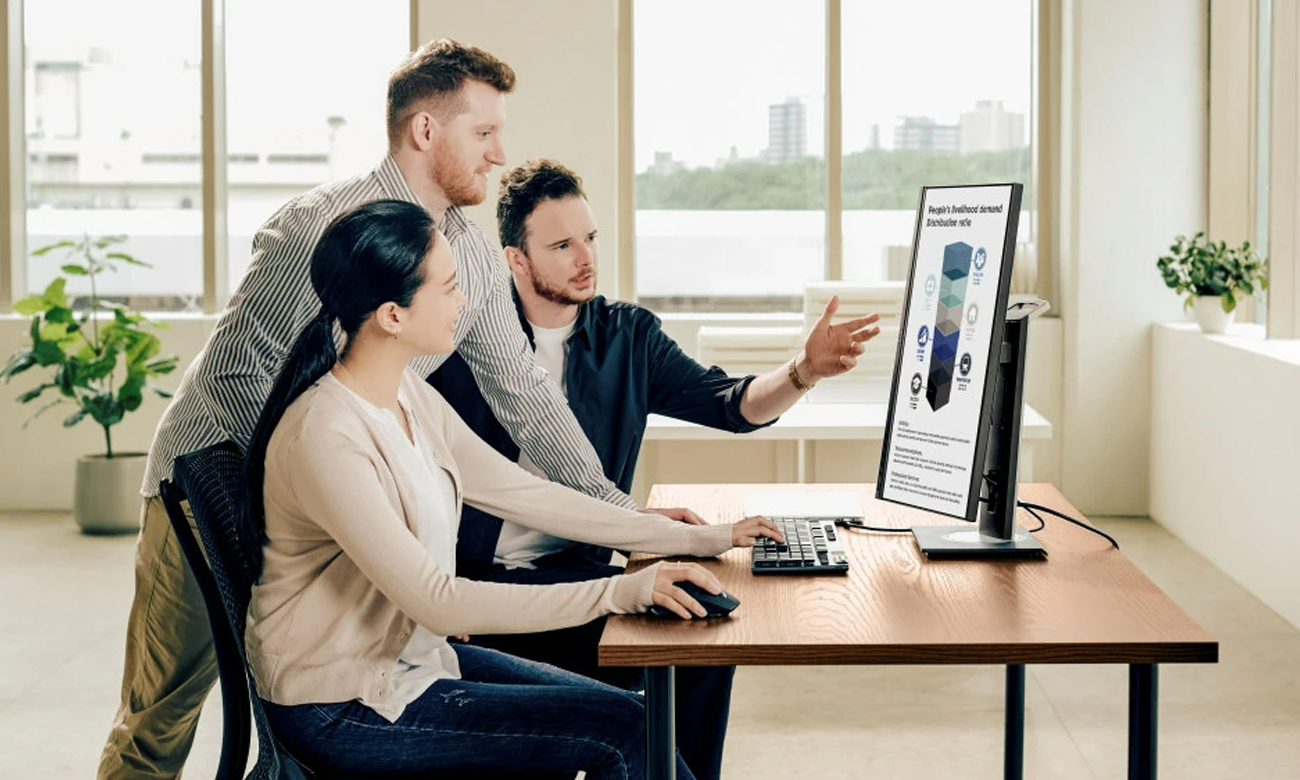 monitor Viewsonic VG2448a-2 obrót