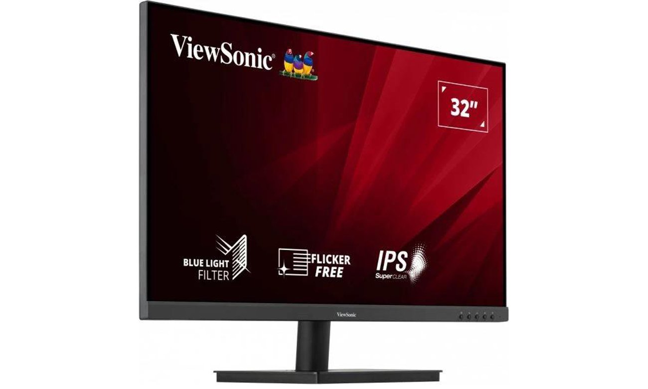ViewSonic VA3209-2K-MHD widok z przodu pod kątem