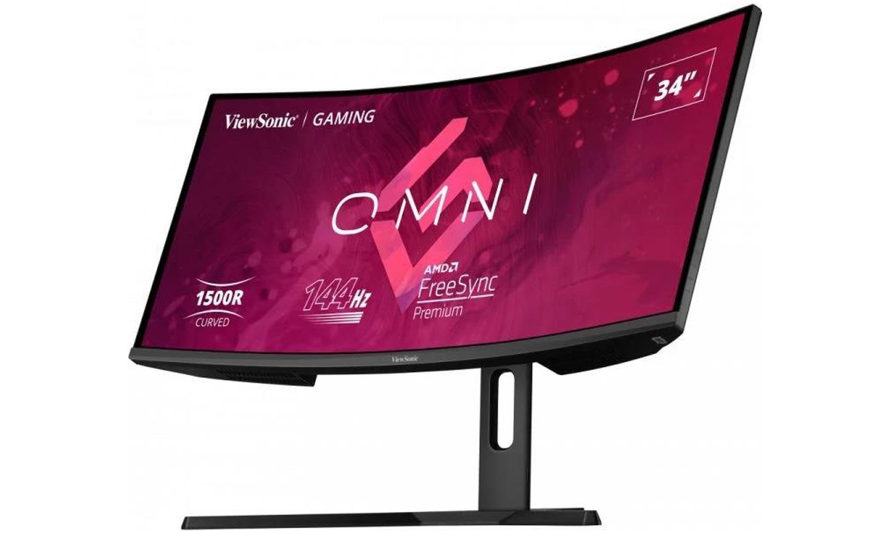 ViewSonic VX3418-2KPC widok z przodu pod kątem