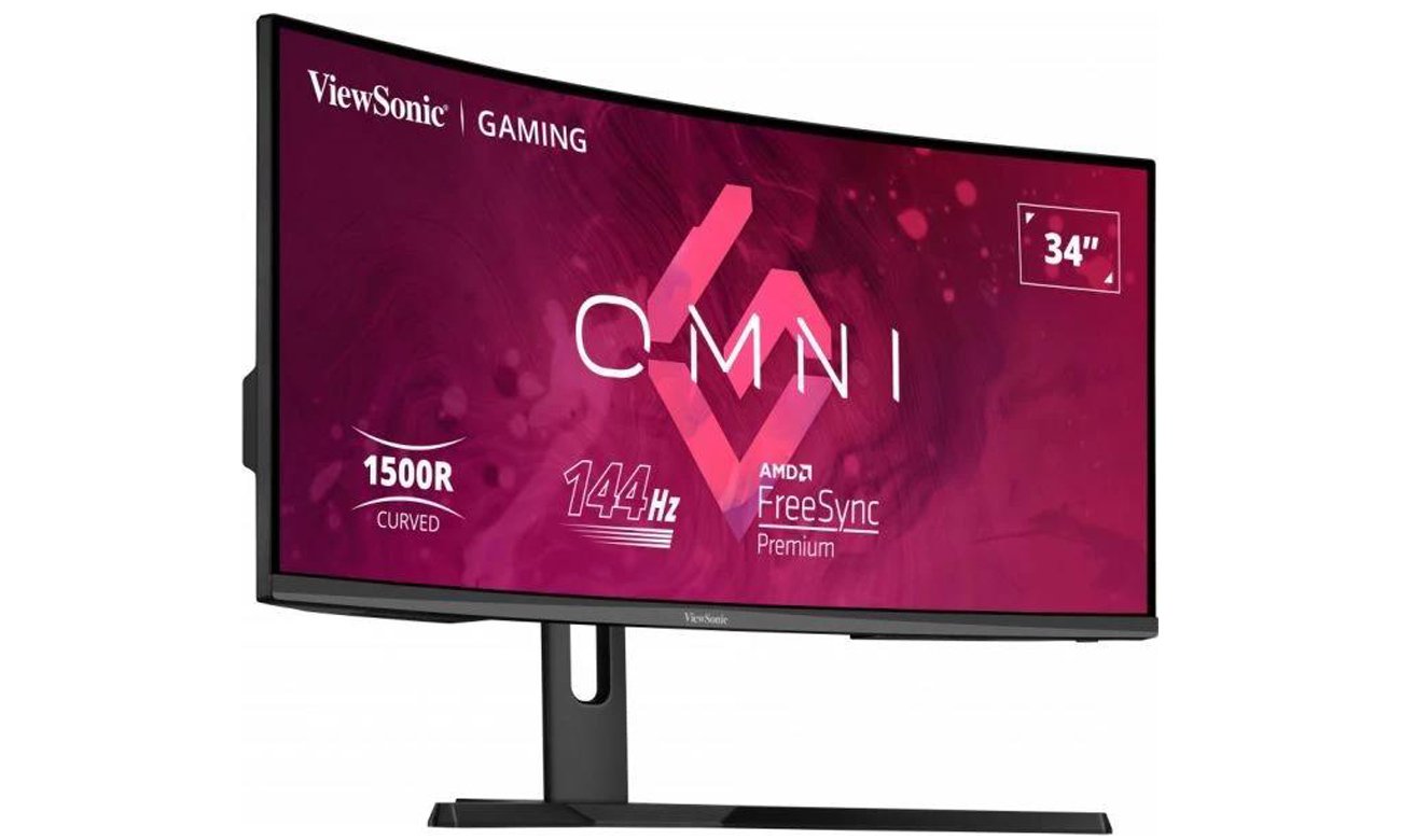 ViewSonic VX3418-2KPC widok z przodu pod kątem
