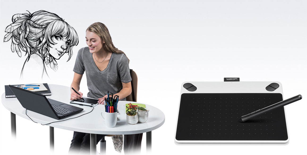 Wacom Intuos Draw S biały