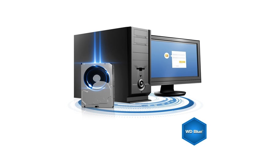 Dysk twardy SATA III WD 4TB 5400obr. 64MB BLUE - pewność i bezpieczeństwo