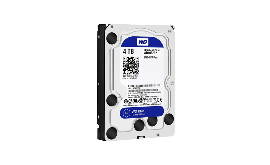Dysk twardy SATA III WD 4TB 5400obr. 64MB BLUE - test integralności