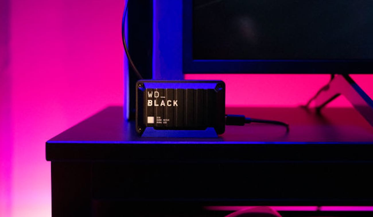 WD BLACK SSD 2TB D30 Game Drive USB 3.2 Gen 2x2 - Dyski do konsol 