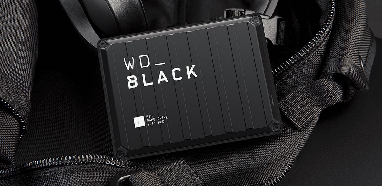 WD Black P10 Game Drive - Przenośna konstrukcja