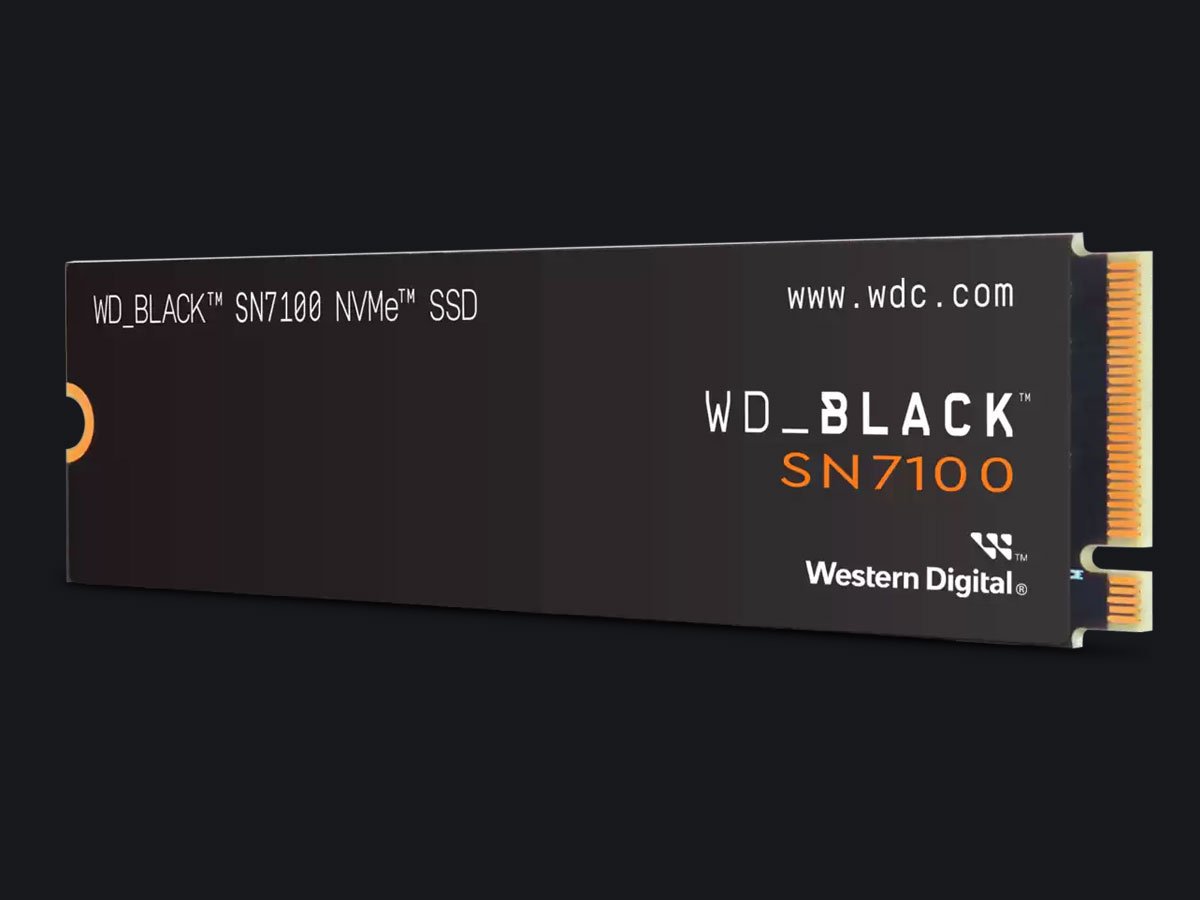 Dysk SSD M.2 WD Black SN7100 - Widok ogólny, grafika z tłem