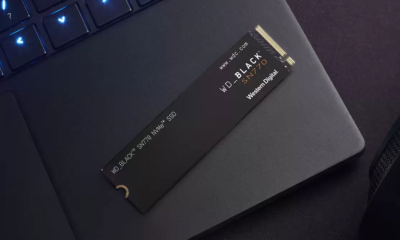 Dysk SSD M.2 WD Black SN770 1 TB - Większa wydajność i szybsza rozgrywka