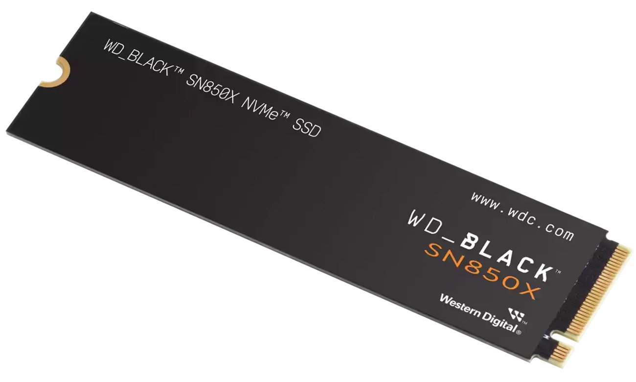 Dysk SSD M.2 NVMe WD BLACK SN850X - Widok ogólny