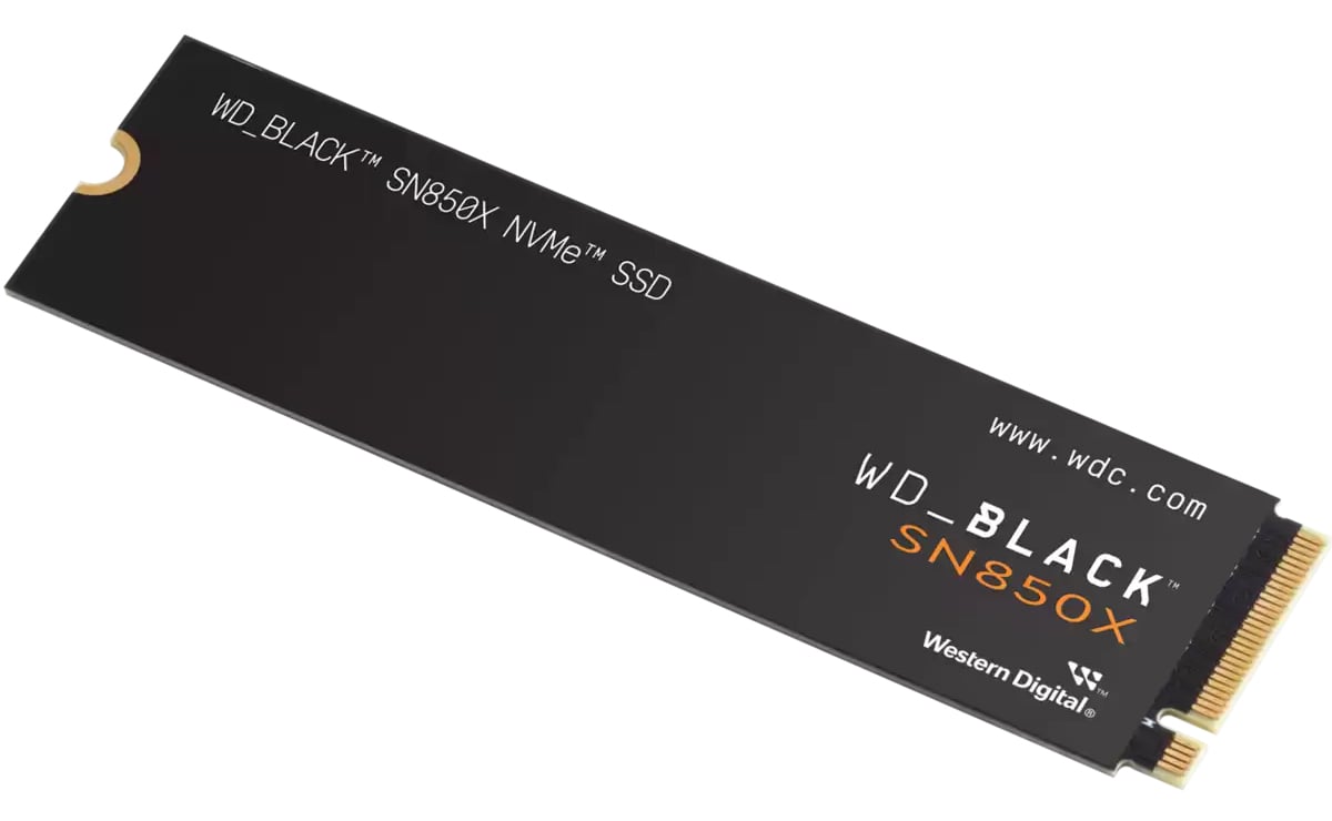 Dysk SSD M.2 NVMe WD BLACK SN850X - Widok ogólny