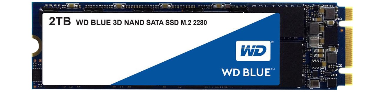 Dysk SSD 2TB WD Blue SSD M.2 2280 3D NAND WDS200T2B0B