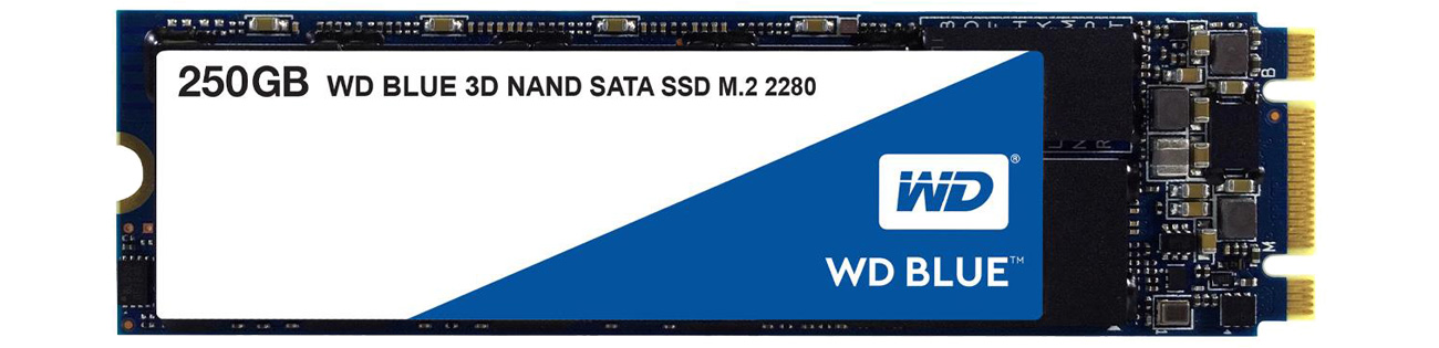 Dysk SSD 250GB WD Blue SSD M.2 2280 3D NAND WDS250G2B0B