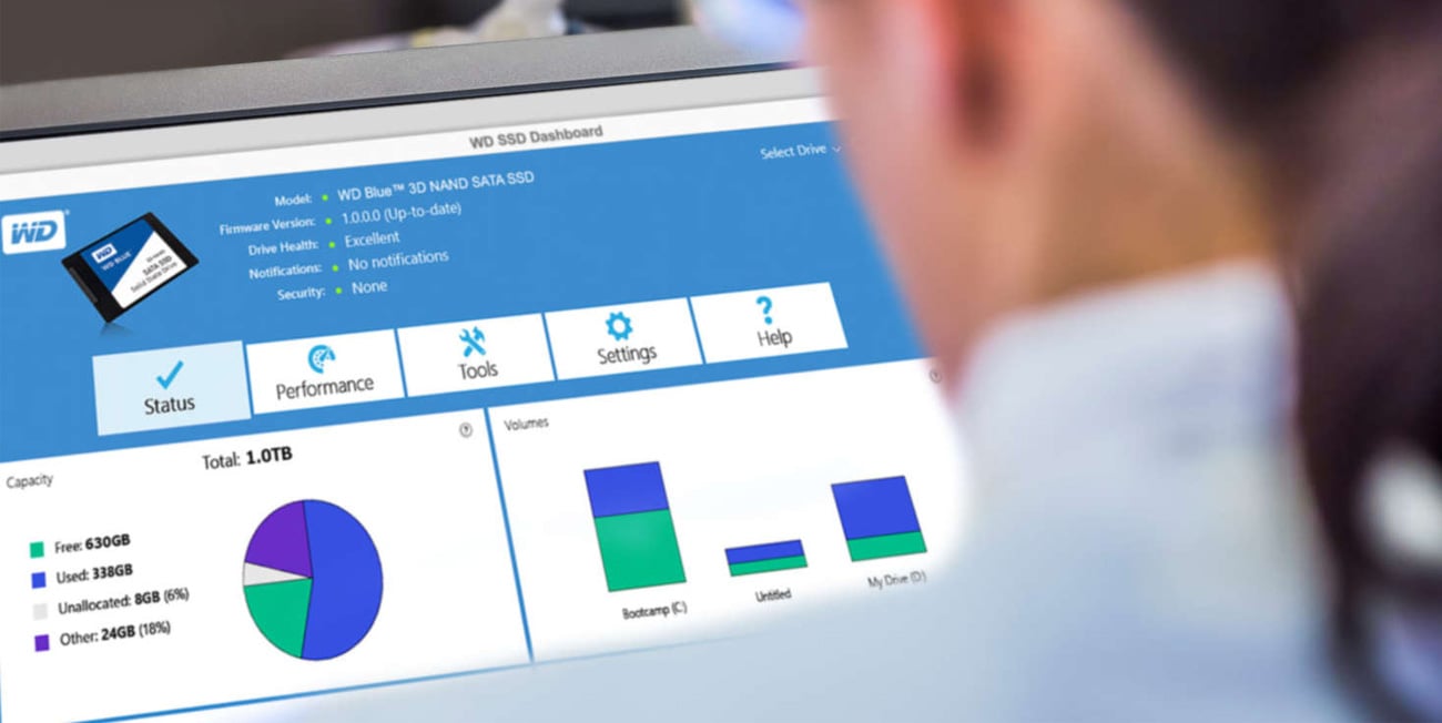 WD Blue SSD 3D NAND Interfejs WD SSD i Acronis