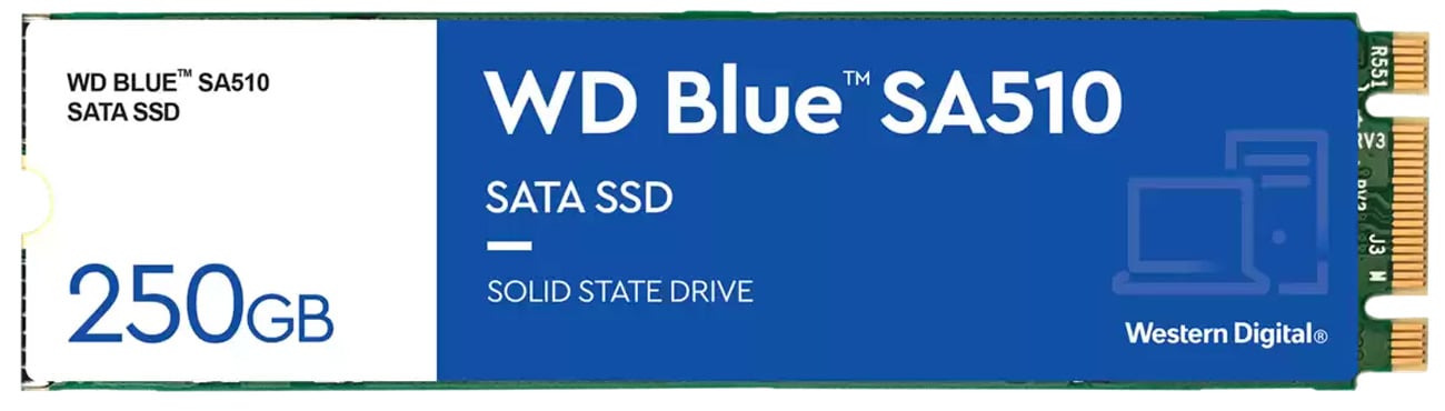 SSD M.2 WD Blue SA510 250 GB - Vorderansicht