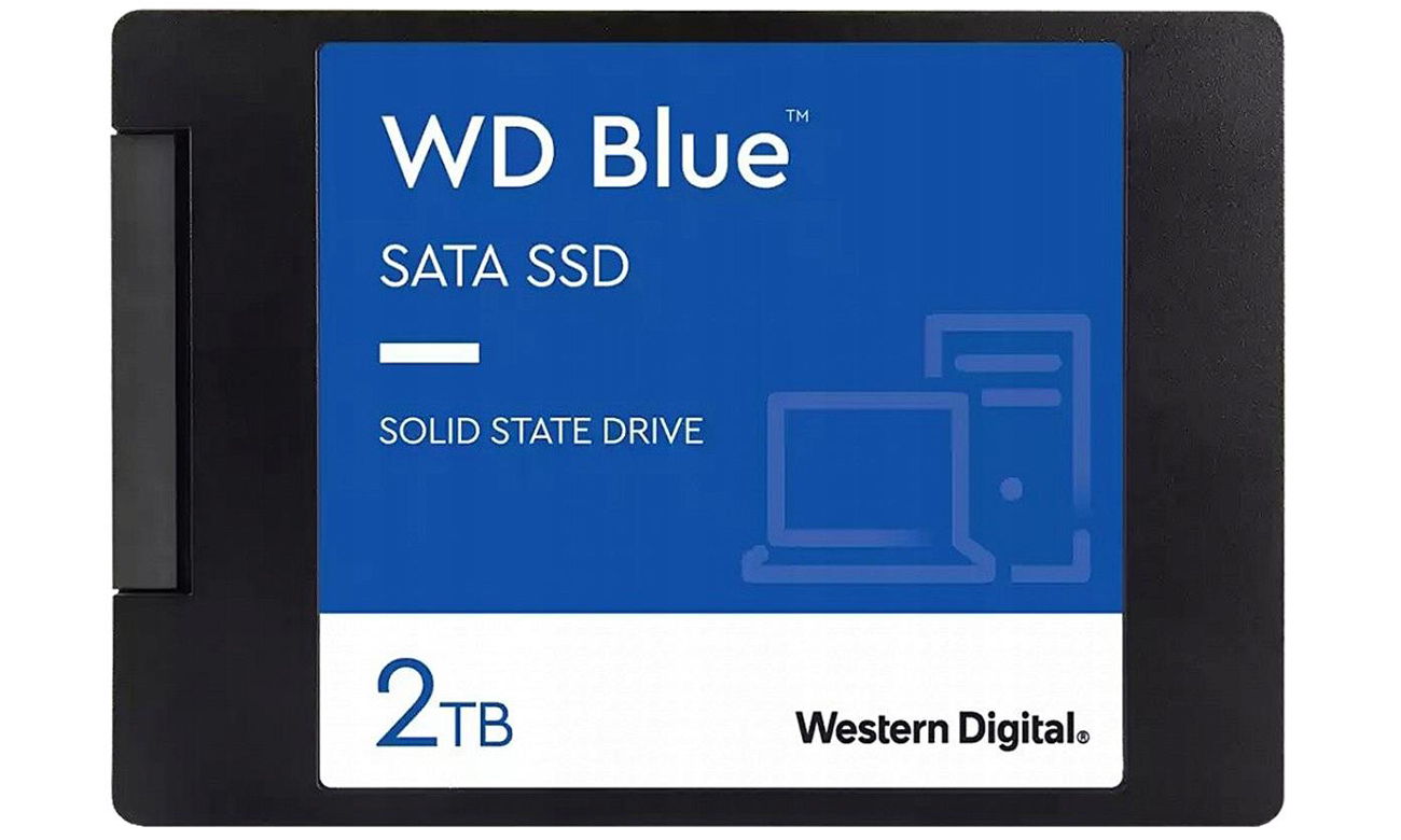 SSD-Festplatte 2,5'' WD Blue SA510 2 TB - Vorderansicht