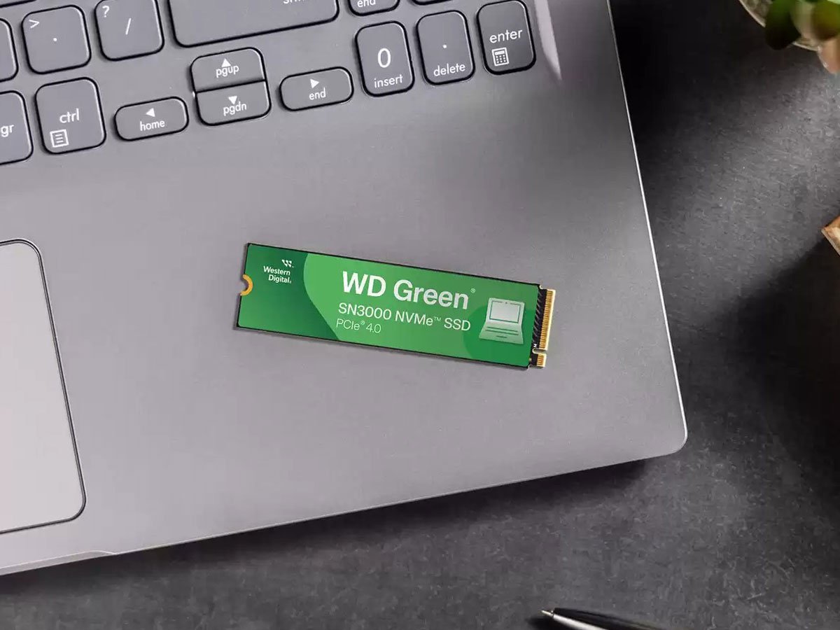 M.2 WD Green SN3000 PCIe Gen4 NVMe SSD – графічний спосіб життя