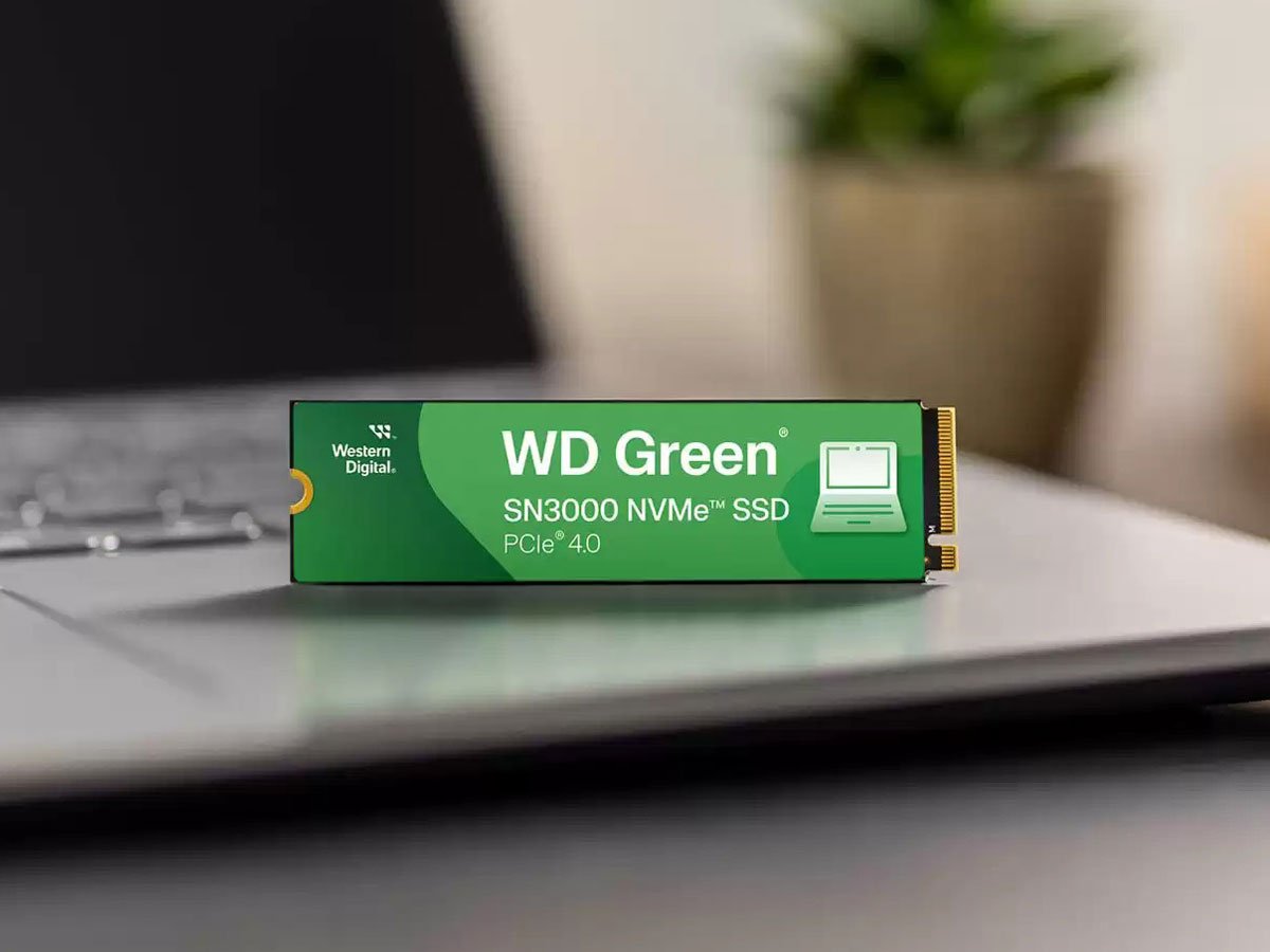 M.2 WD Green SN3000 PCIe Gen4 NVMe SSD – графічний спосіб життя