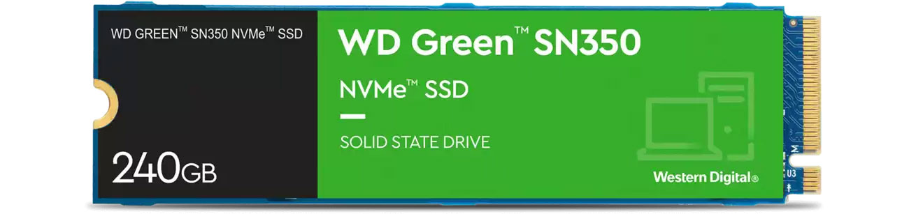 WD Green SN350 240 GB M.2 PCIe NVMe