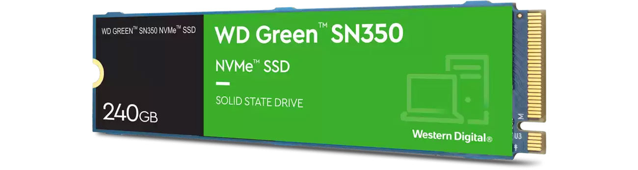 WD Green SN350 240 GB M.2 PCIe NVMe