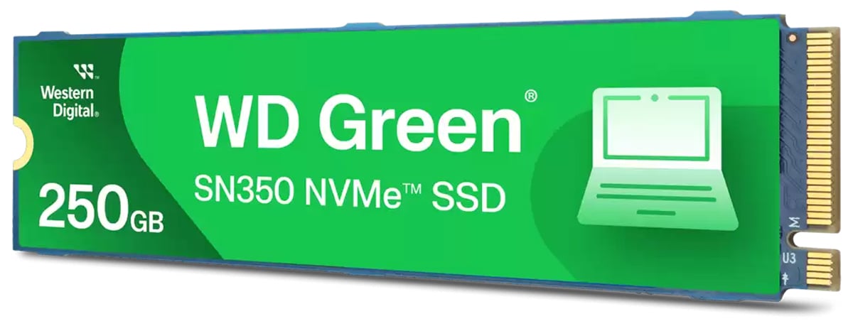 Dysk SSD M.2 WD Green SN350 250 GB - Widok ogólny